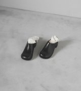 画像: エコレザーヒールスリッポン Ecoleather Heel Slip-ons