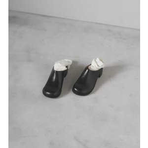 画像: エコレザーヒールスリッポン Ecoleather Heel Slip-ons