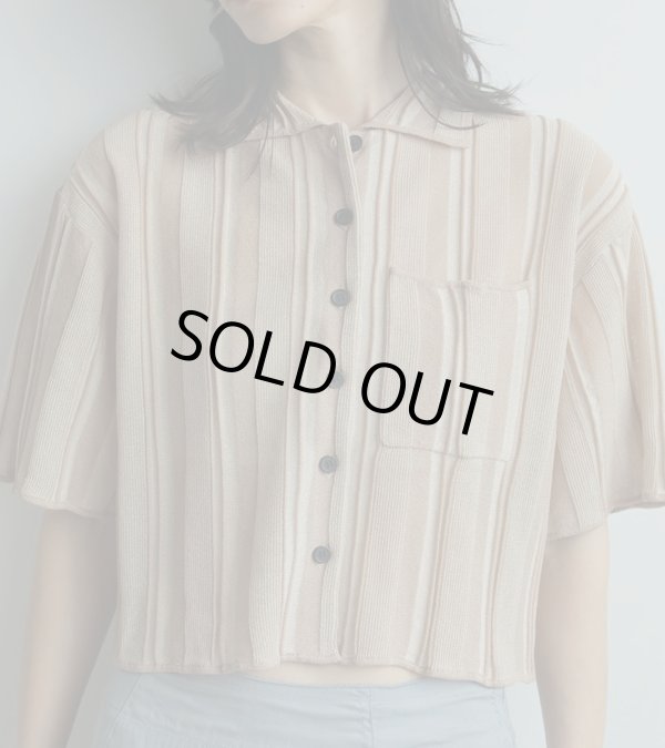 画像8: ストライプニットシャツ　Stripe Knit Shirts