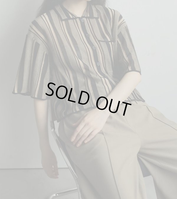 画像12: ストライプニットシャツ　Stripe Knit Shirts