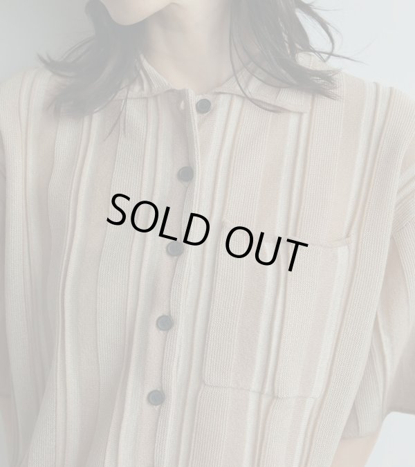 画像9: ストライプニットシャツ　Stripe Knit Shirts