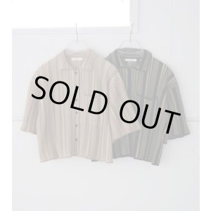 画像: ストライプニットシャツ　Stripe Knit Shirts