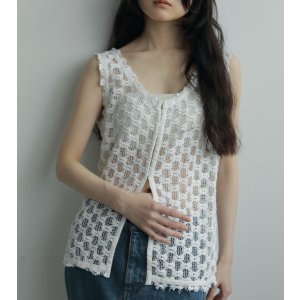 画像: レーススリーブレストップス　Lace Sleeveless Tops