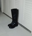 画像1: エコレザーロングブーツ　Ecoleather Long Boots