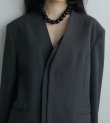画像28: カラーレスオーバージャケット　Collarless Over Jacket