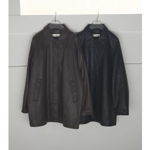 Ecoleather Over Jacket エコレザーオーバージャケット ànuke online store（アンヌーク） / Ecoleather Over