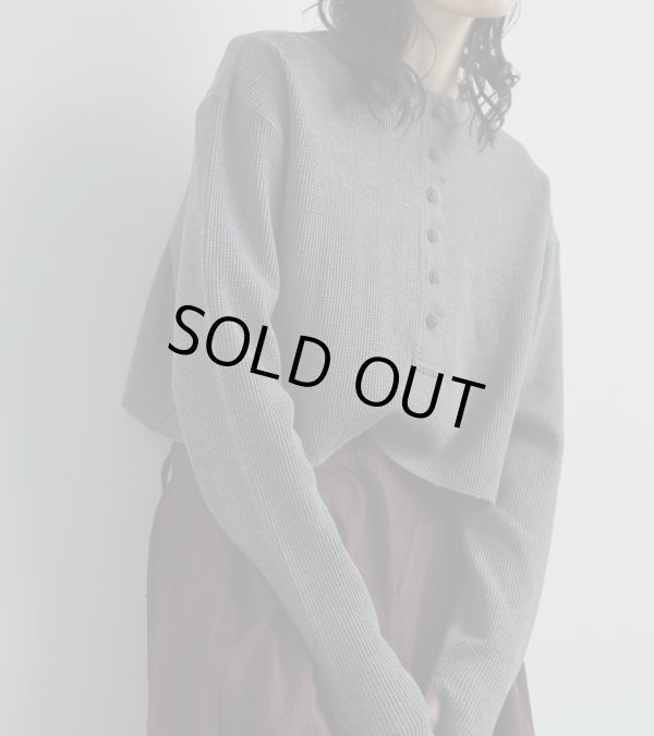 画像19: ワッフルヘンリートップス　Waffle Henley Tops