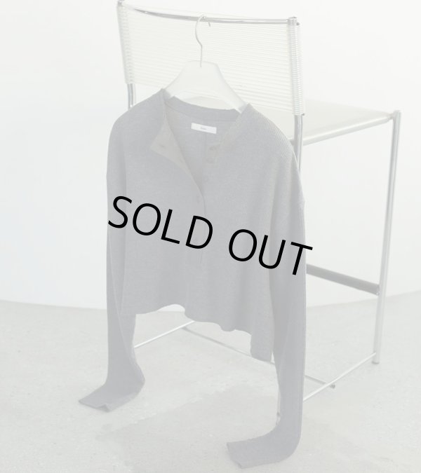 画像3: ワッフルヘンリートップス　Waffle Henley Tops