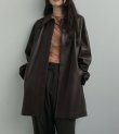 画像1: エコレザーオーバージャケット　Ecoleather Over Jacket