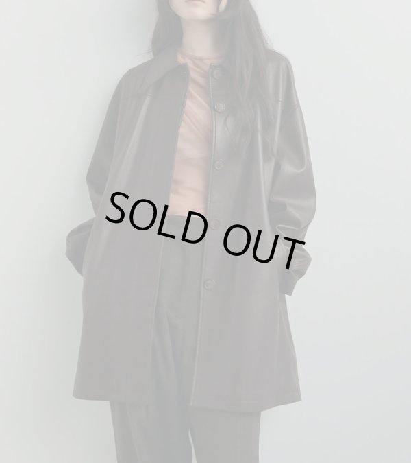 画像1: エコレザーオーバージャケット　Ecoleather Over Jacket