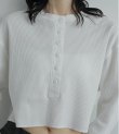 画像6: ワッフルヘンリートップス　Waffle Henley Tops