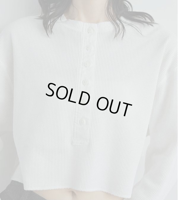 画像6: ワッフルヘンリートップス　Waffle Henley Tops