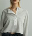 画像13: ワッフルヘンリートップス　Waffle Henley Tops