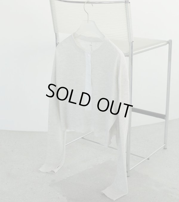 画像4: ワッフルヘンリートップス　Waffle Henley Tops