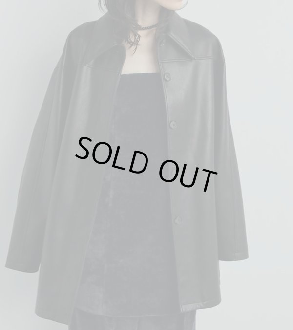 画像23: エコレザーオーバージャケット　Ecoleather Over Jacket