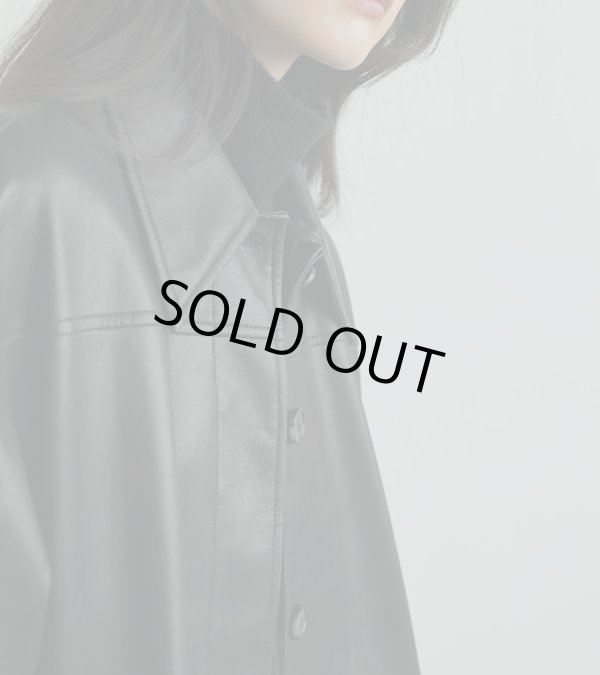 画像24: エコレザーオーバージャケット　Ecoleather Over Jacket