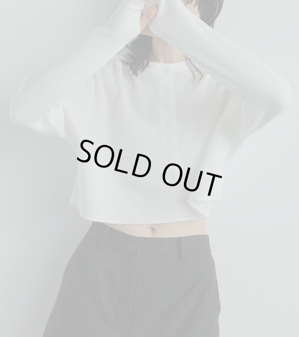 画像7: ワッフルヘンリートップス　Waffle Henley Tops