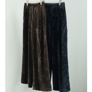 画像: ベルベットワイドパンツ　Velvet Wide Pants