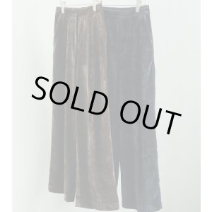 画像: ベルベットワイドパンツ　Velvet Wide Pants