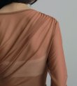 画像8: チュールギャザーボディースーツ　Tulle Gather Bodysuit