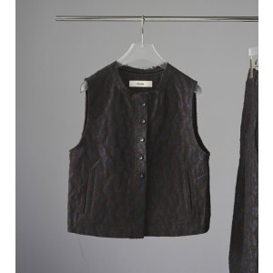 画像: レオパードジャカードベスト　Leopard Jacquard Vest