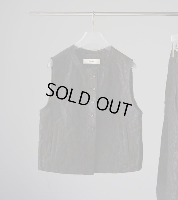 画像1: 20%OFF！レオパードジャカードベスト　Leopard Jacquard Vest《セール商品につき返品不可》