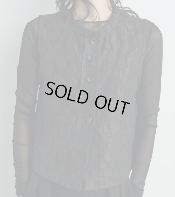 画像9: 20%OFF！レオパードジャカードベスト　Leopard Jacquard Vest《セール商品につき返品不可》