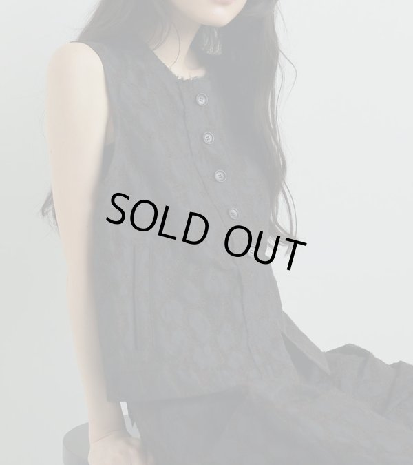 画像7: 20%OFF！レオパードジャカードベスト　Leopard Jacquard Vest《セール商品につき返品不可》