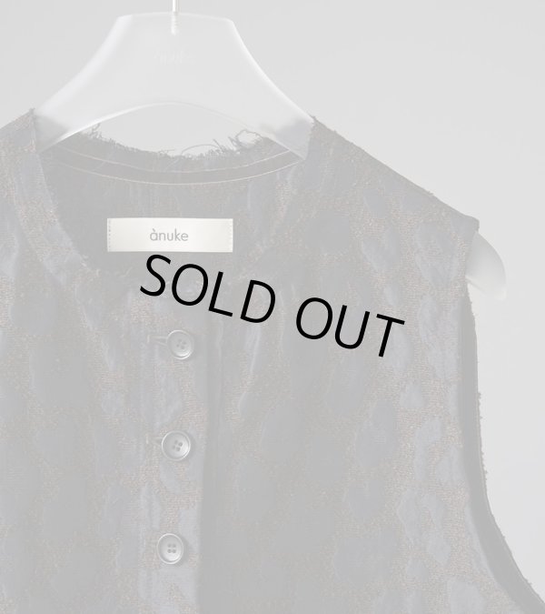 画像2: 20%OFF！レオパードジャカードベスト　Leopard Jacquard Vest《セール商品につき返品不可》