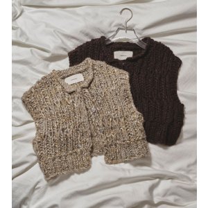 画像: ミックスハンドニットベスト　Mix Handknit Vest