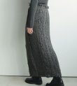 画像13: ケーブルニットスカート　Cable Knit Skirt