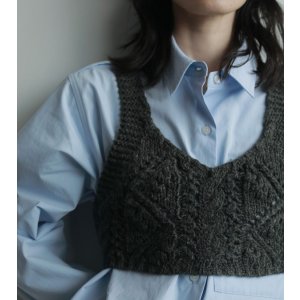 画像: ケーブルニットビスチェ　Cable Knit Bustier