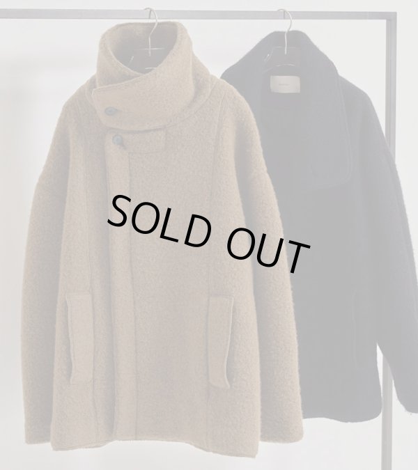 画像1: スタンドカラーブークレジャケット　Standcollar Boucle Jacket