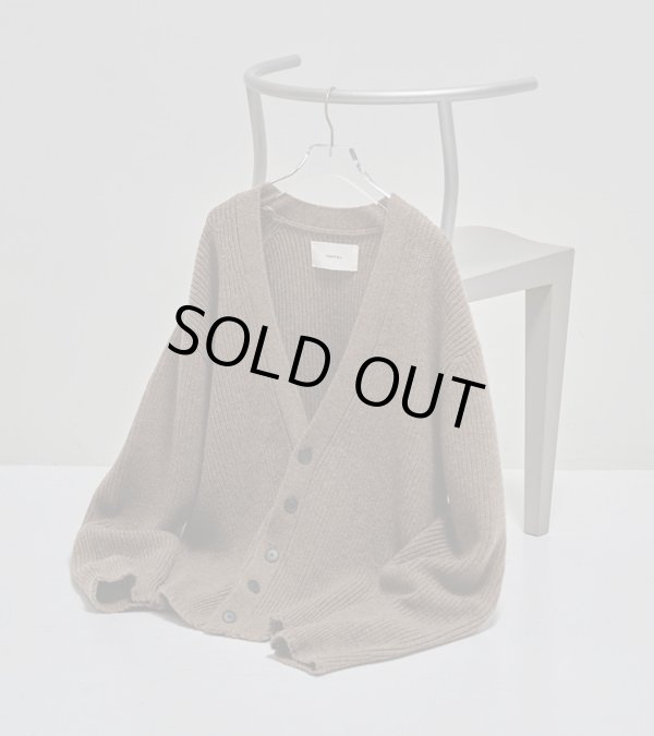 画像5: ウールリブニットカーディガン　Wool Ribknit Cardigan