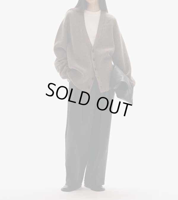 画像11: ウールリブニットカーディガン　Wool Ribknit Cardigan