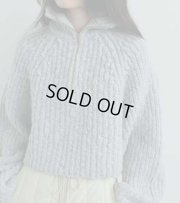 画像3: ショートジップニット　Short Zip Knit