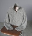 画像2: ショートジップニット　Short Zip Knit
