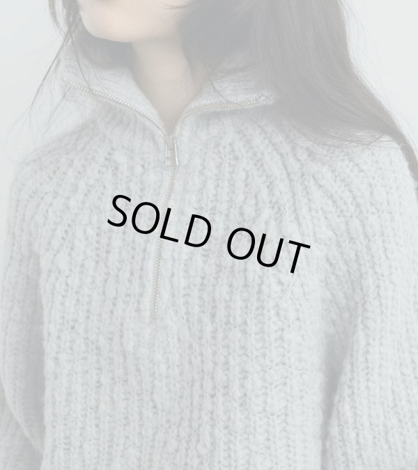 画像4: ショートジップニット　Short Zip Knit