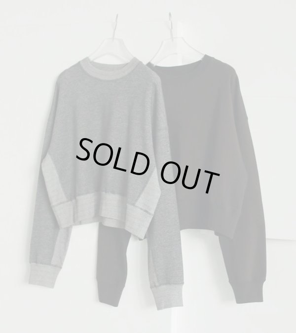 画像1: バイカラーワイドスウェット　Bicolor Wide Sweat