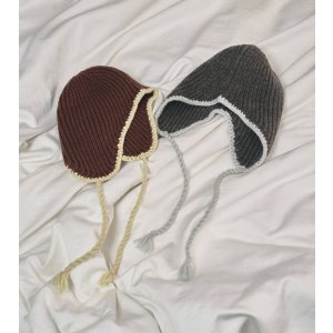 画像: イヤーフラップニットキャップ Ear Flap Knitcap