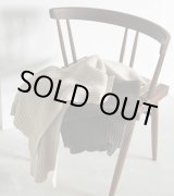 画像: リブニットストール　Rib Knit Stole