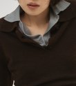 画像17: レイヤードポロニット　Layered Polo Knit