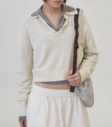 画像: レイヤードポロニット　Layered Polo Knit
