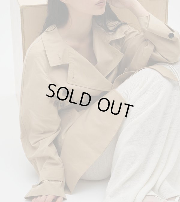 画像7: スプリングショートトレンチ　Spring Short Trench