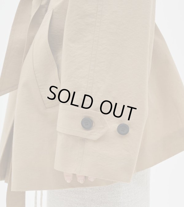 画像5: スプリングショートトレンチ　Spring Short Trench