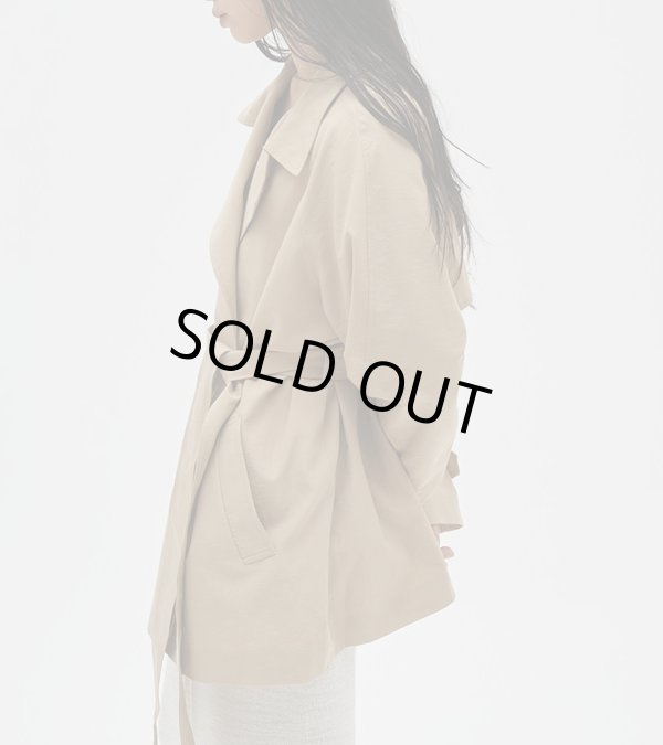 画像3: スプリングショートトレンチ　Spring Short Trench