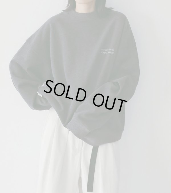 画像1: エンブロイダリーロゴスウェット　Embroidery Logo Sweat