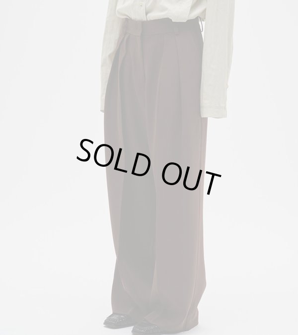 画像1: タックワイドトラウザーズ　Tuck Wide Trousers