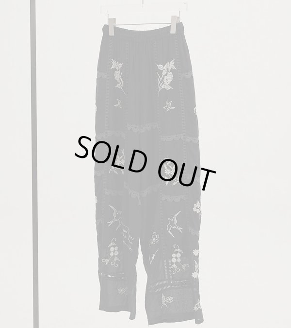 画像5: エンブロイダリーパッチワークトラウザーズ　Embroidery Patchwork Trousers