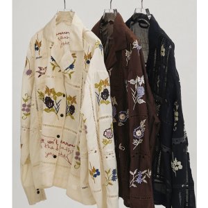 画像: エンブロイダリーパッチワークシャツ　Embroidery Patchwork Shirts